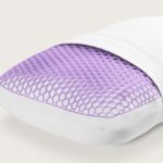 Purple Harmony Pillow showing GelFlex Grid for cooling and support